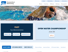 Tablet Screenshot of ctswim.org